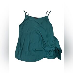 Papermoon Teal Tie-Side Tank Top โโ Size Small